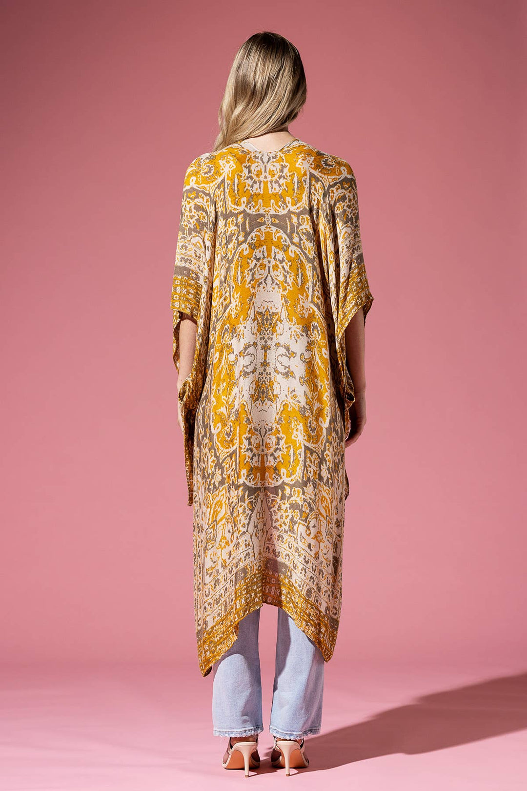 Urbanista Boho Mandala Kimono - Mustard or Blue - @Saucy Ladies