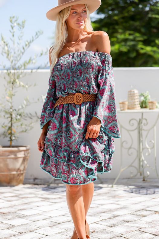 Georgia Short Silk Blend Dress