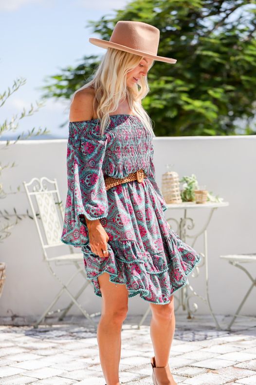 Georgia Short Silk Blend Dress