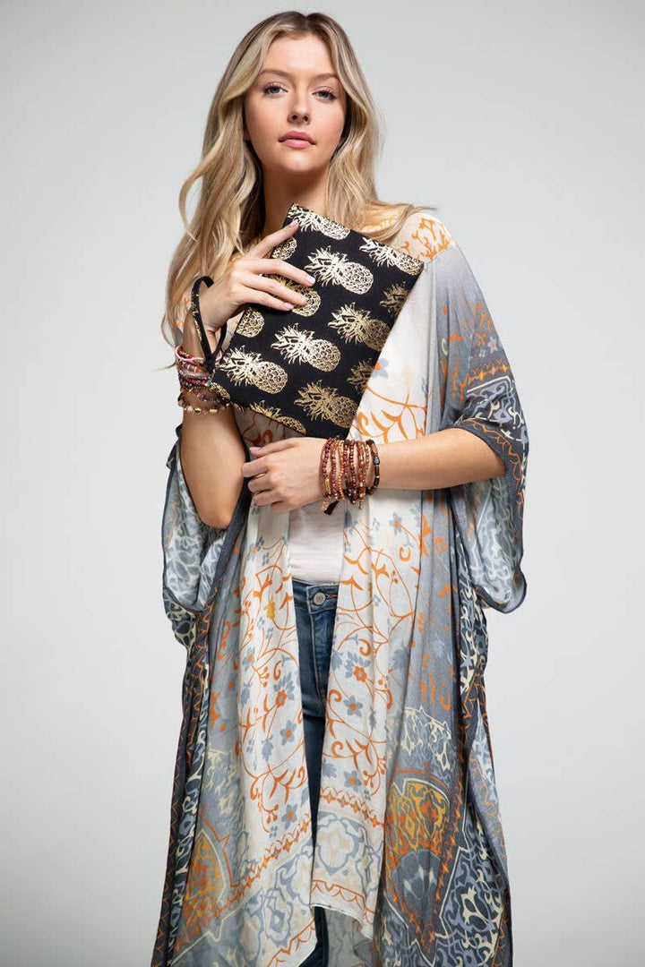 Urbanista - Mandala Boho Ombre Kimono - @Saucy Ladies