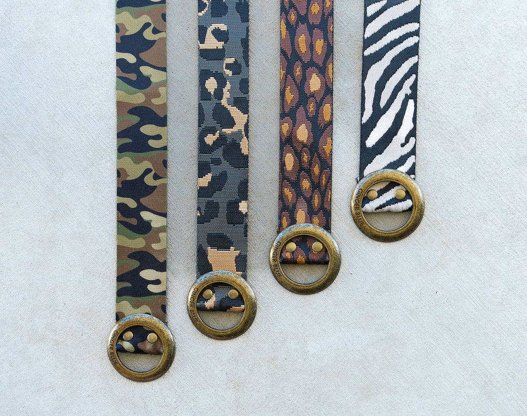 Ginger Blue - Wild Child Zebra Belt - @Saucy Ladies