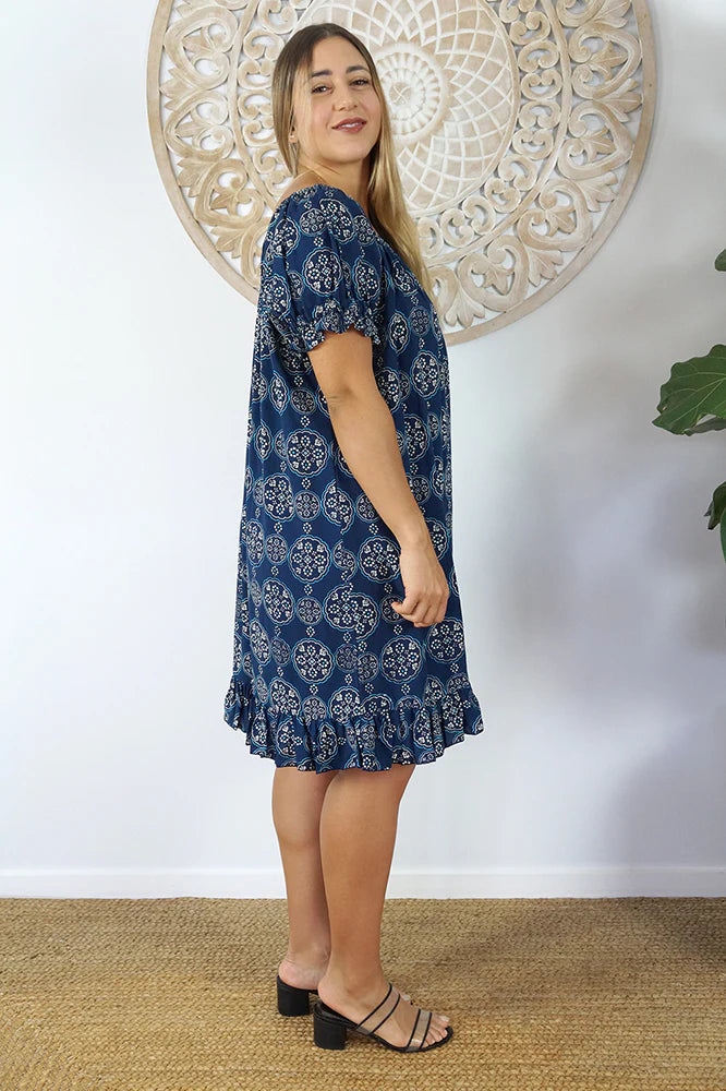 Diva Dress in Kathmandu Print