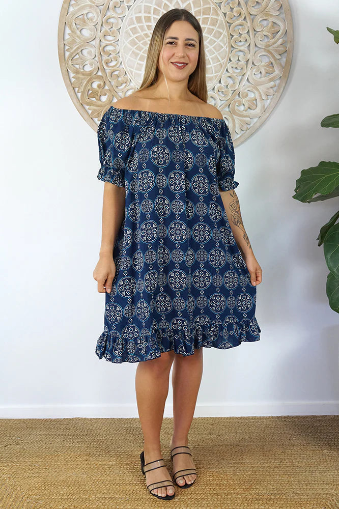 Diva Dress in Kathmandu Print