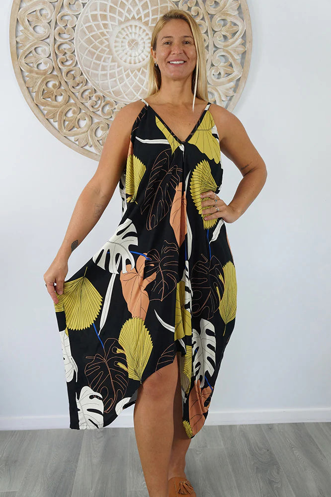 Festival Dress in Okinawa Print