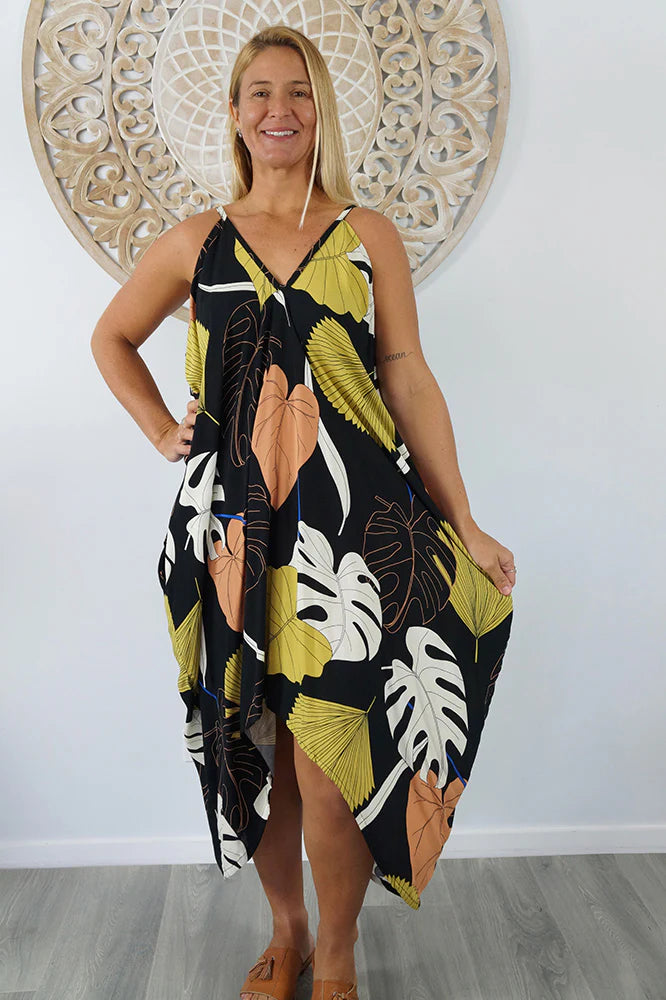 Festival Dress in Okinawa Print