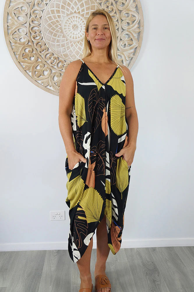 Festival Dress in Okinawa Print