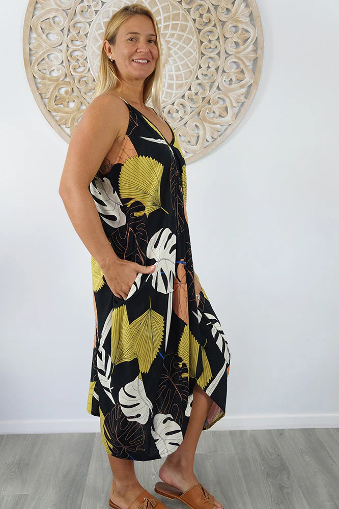 Festival Dress in Okinawa Print