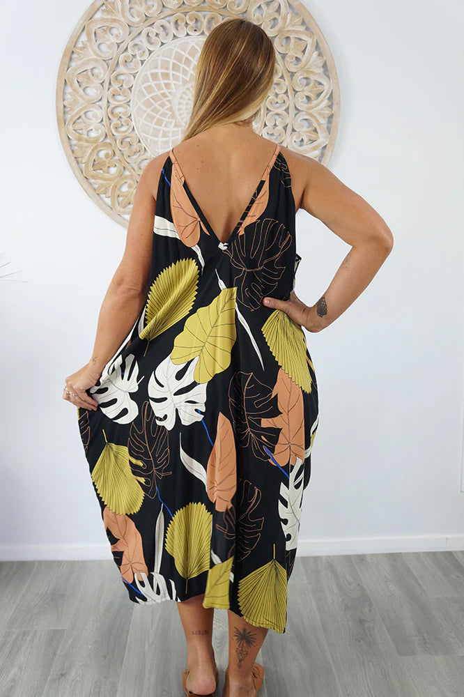 Festival Dress in Okinawa Print