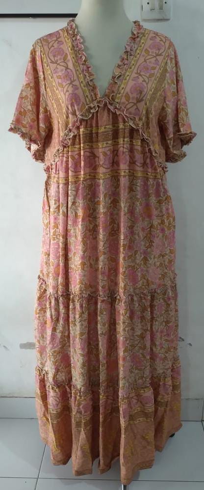 Felicity Boho Tiered Maxi Dress