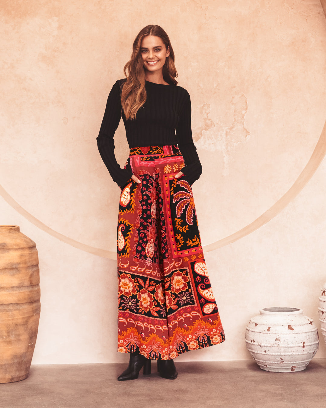 Talia Wide Leg Pants - @Saucy Ladies