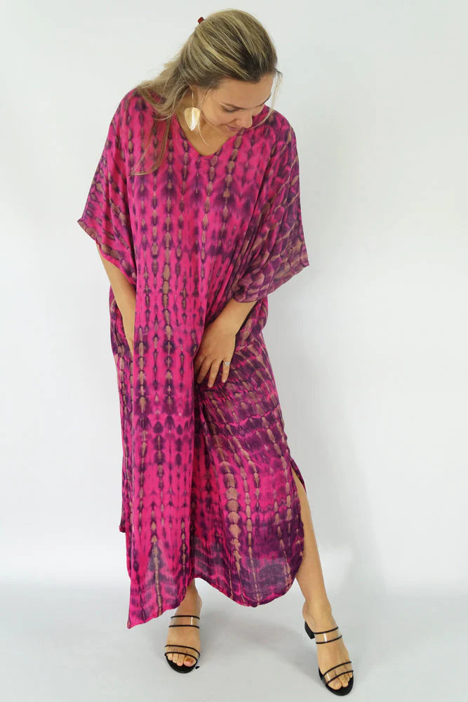 Venus Long Tie Dye Kaftan