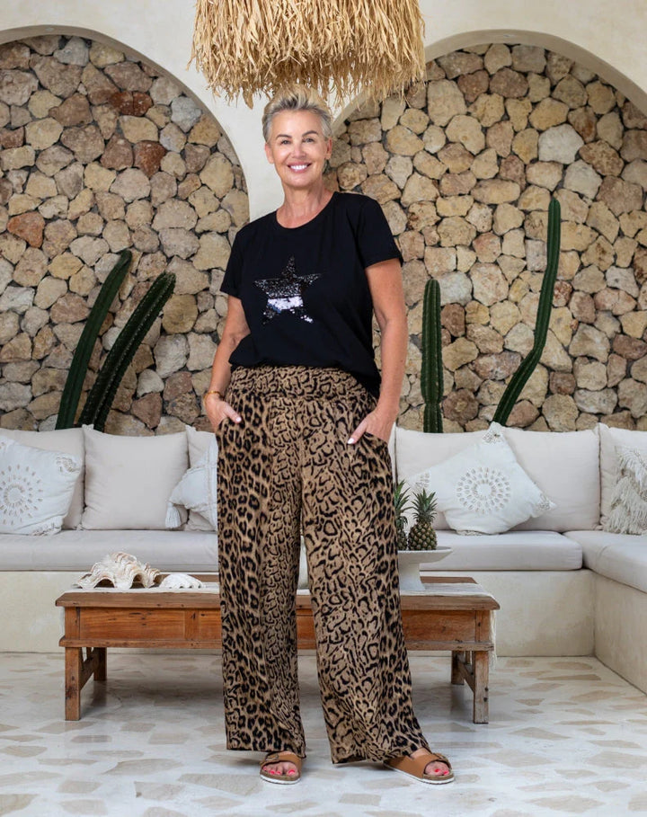 Resort Pants in Leopard