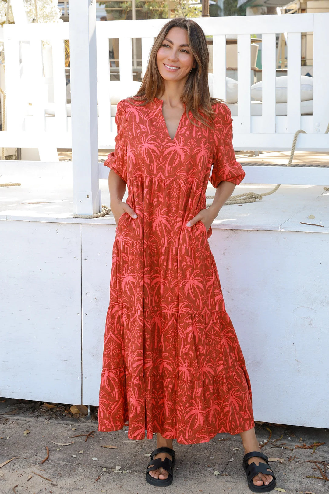 Zoey Long Sleeve Maxi Dress