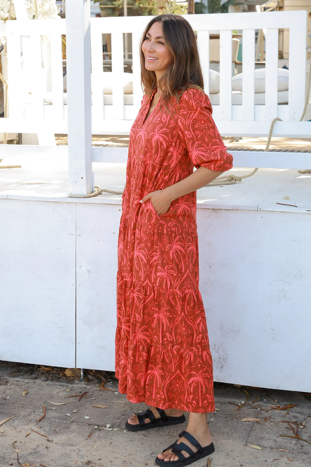 Zoey Long Sleeve Maxi Dress