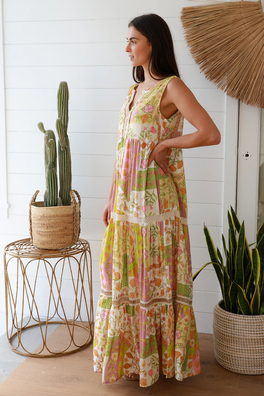 Lily Bohemian Sleeveless Maxi Dress