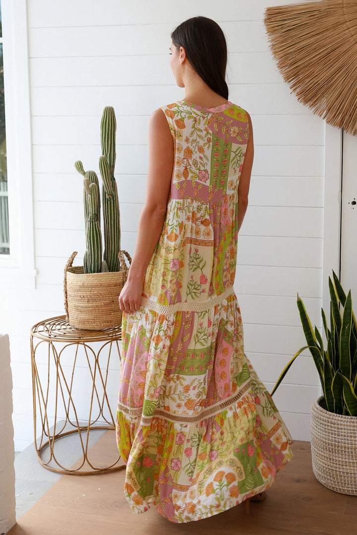 Lily Bohemian Sleeveless Maxi Dress