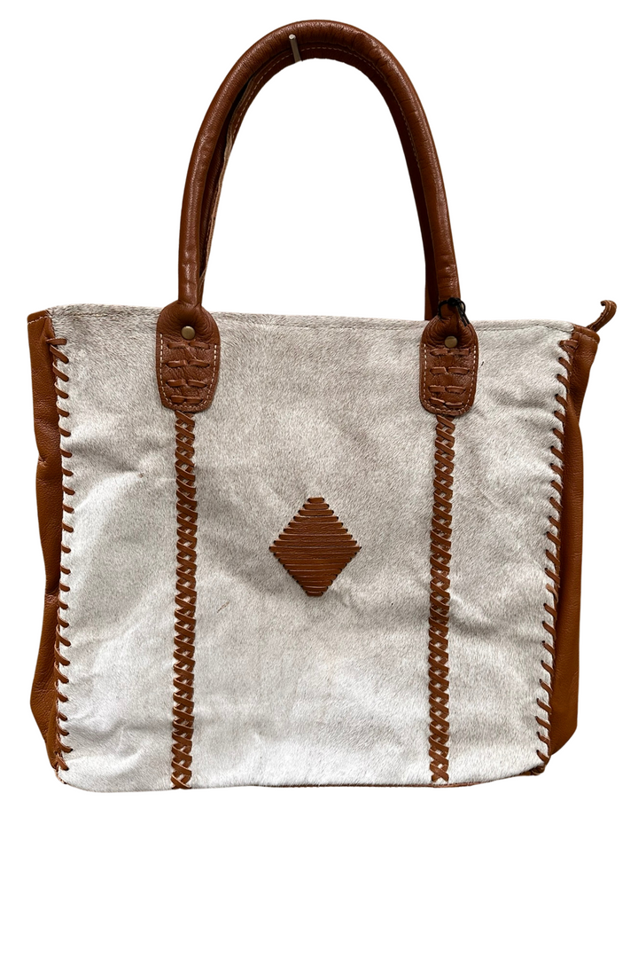 Purity Leather & Hide Hand Tooled Boho Tote