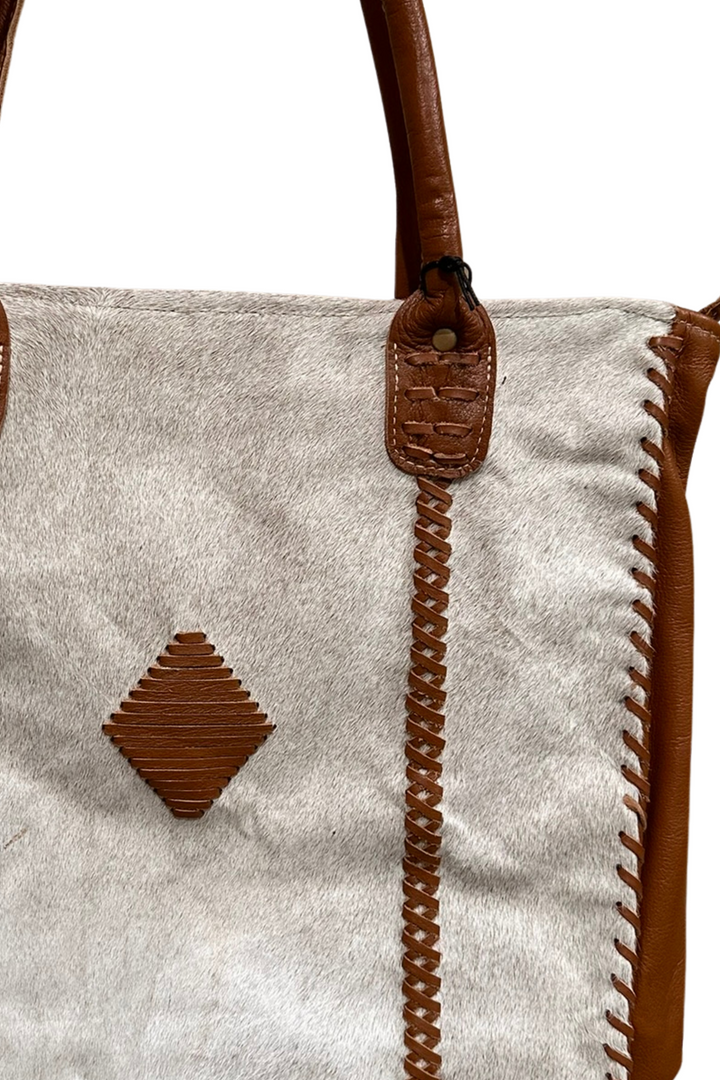 Purity Leather & Hide Hand Tooled Boho Tote