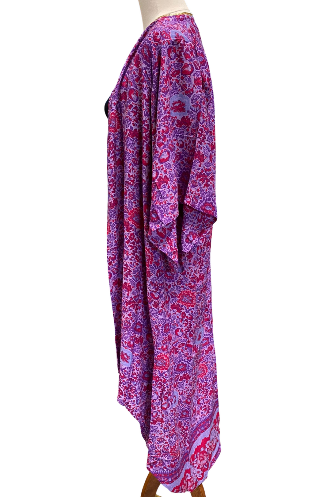 Mystical Purple Posie Boho Kimono - @Saucy Ladies