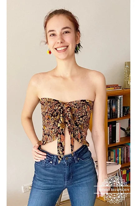 Vintage Rose Tube Top - @Saucy Ladies